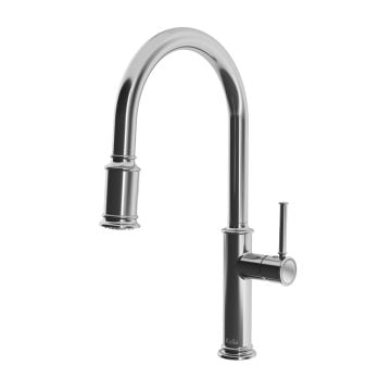 Robinet de cuisine avec douchette Okasion 3/8 po Chrome