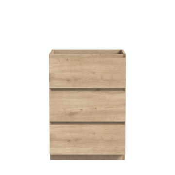 Meuble vanité Berlin 24" Chêne contemporain