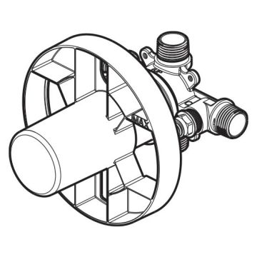 Valve de douche 1/2 po