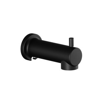 Bec de bain mural rond Basico 1/2 po Noir mat