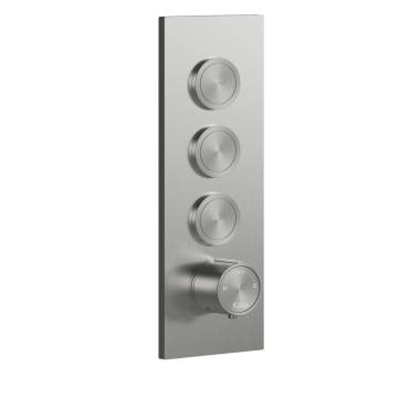 Finition pour valve Accent 1/2 po de type T/P Aquatonik™ à boutons-poussoirs 3 voies Nickel pur PVS