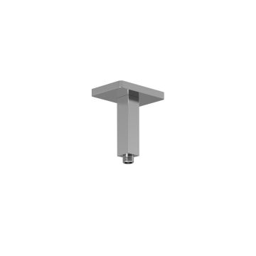 Bras de douche vertical Kareo 6 po avec garniture carrée Chrome