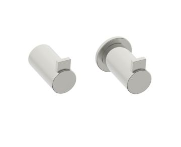 crochet à peignoir simple PORTO 137134 nickel poli