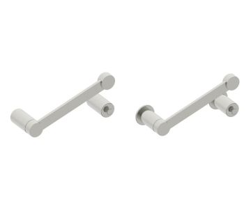 Pivot porte-papier hygiénique PORTO 137158 nickel brossé