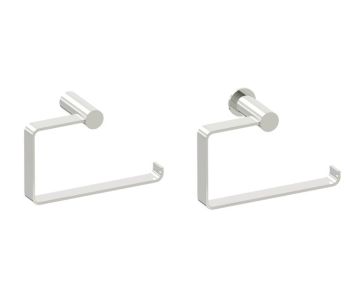 anneau porte-serviette PORTO 137463 nickel poli