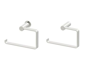 anneau porte-serviette (gauche) PORTO 137463L nickel poli