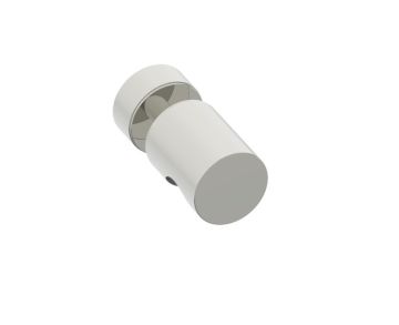 poignée simple pour porte de douche PORTO 1377501 nickel poli