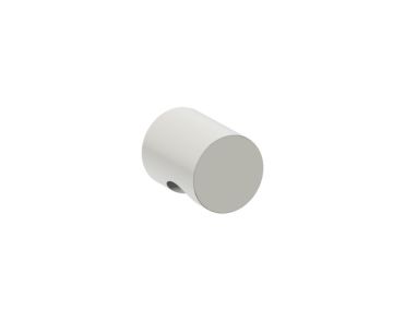 poignée simple pour porte de douche PORTO 1377503 nickel poli