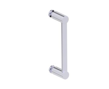 8 po poignée simple pour porte de douche en verre PORTO 1377508 chrome poli