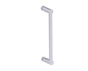 12 po poignée simple pour porte de douche en verre PORTO 1377512 chrome poli