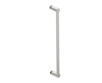 18 po poignée simple pour porte de douche en verre PORTO 1377518 nickel brossé