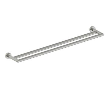 barre à serviette double 24 po OSLO 144242 nickel brossé