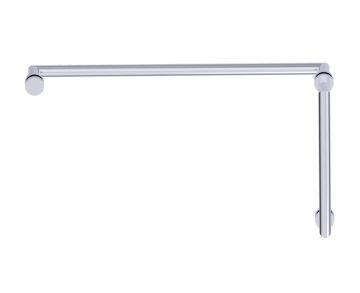 poignée de porte de douche décalée 12 po x 24 po OSLO 14471224 chrome poli
