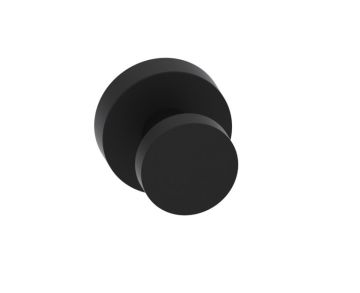 poignée simple pour porte de douche OSLO 1447503 noir mat