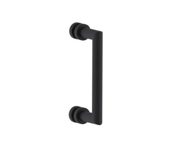 8 po poignée de porte de douche OSLO 1447508 noir mat