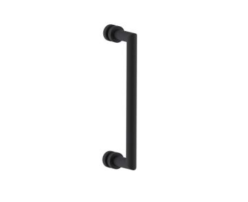 12 po poignée de porte de douche OSLO 1447512 noir mat