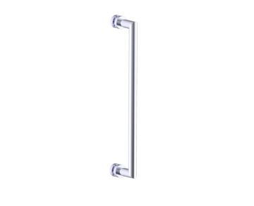 18 po poignée de porte de douche OSLO 1447518 chrome poli