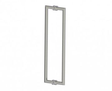 poignée double pour porte de douche 24 po OSLO 1447824 nickel poli
