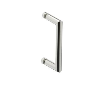 6 po poignée simple pour porte de douche SEVILLE 1887506 nickel brossé