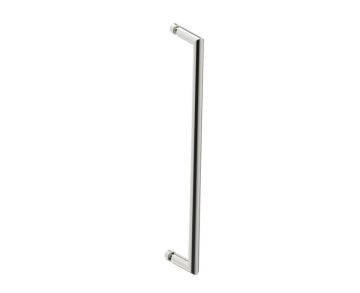 18 po poignée simple pour porte de douche SEVILLE 1887518 nickel poli