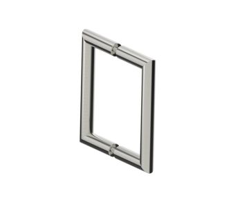 poignée double pour porte de douche 6 po SEVILLE 1887806 nickel brossé