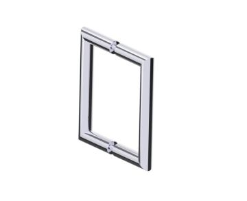 poignée double pour porte de douche 6 po SEVILLE 1887806 chrome poli