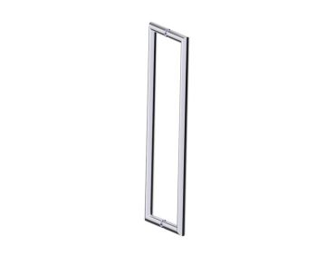 poignée double pour porte de douche 18 po SEVILLE 1887818 chrome poli