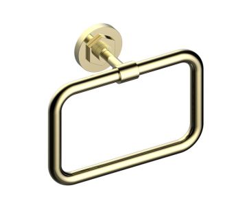 Rectangular anneau porte-serviette WINDSOR 224464 laiton non laqué