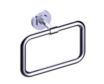 Rectangular anneau porte-serviette WINDSOR 224464 chrome poli