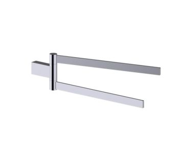 barre à serviette double 18 po pivotant BERLIN 232111 chrome poli