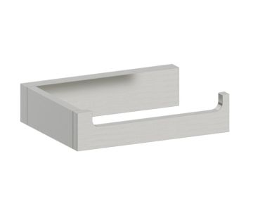porte-papier hygiénique (dos plein) BERLIN 232151SB nickel brossé