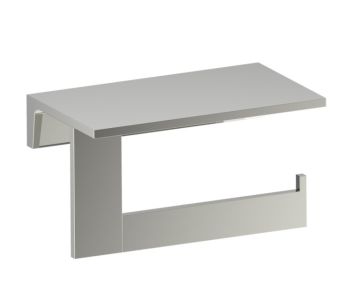 Shelf with porte-papier hygiénique BERLIN 232159-1 nickel poli