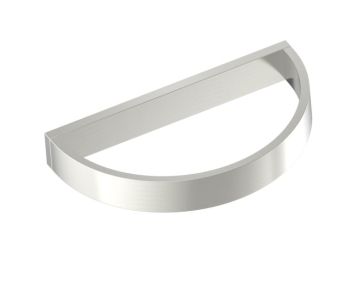 Half Moon anneau porte-serviette BERLIN 232463 nickel brossé