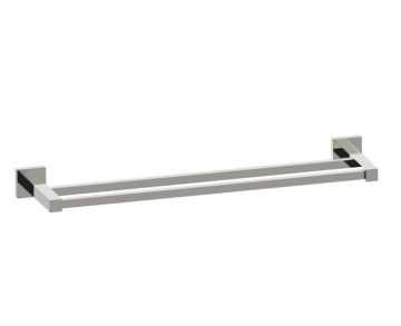 barre à serviette double 18 po LONDON 248182 nickel poli