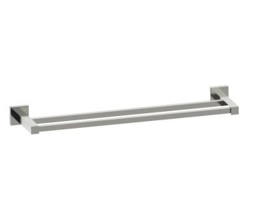 barre à serviette double 18 po LONDON 248182 nickel brossé