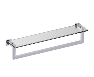 tablette en verre with 24 po barre à serviette LONDON 248678 chrome poli