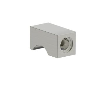 poignée simple pour porte de douche (Knob Only) LONDON 2487503 nickel brossé