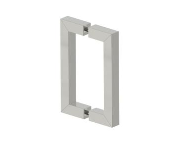 poignée double pour porte de douche 6 po LONDON 2487806 nickel brossé
