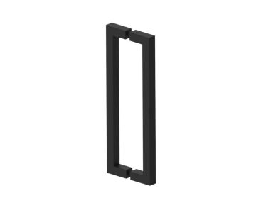 poignée double pour porte de douche 12 po LONDON 2487812 noir mat