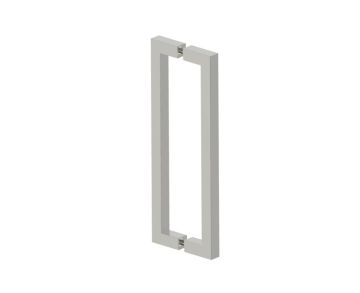 poignée double pour porte de douche 12 po LONDON 2487812 nickel poli