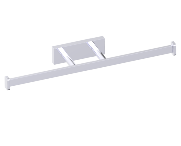 double porte-papier hygiénique MILAN 254155 chrome poli