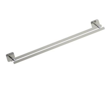barre à serviette double 24 po MILAN 254242 nickel poli