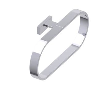 Round anneau porte-serviette COLOGNE 255464 chrome poli
