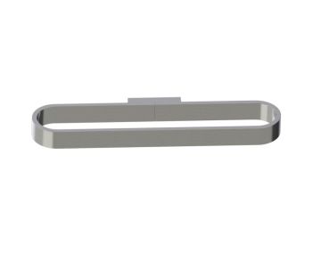 Horizontal Hand Towel Holder COLOGNE 255469 nickel brossé