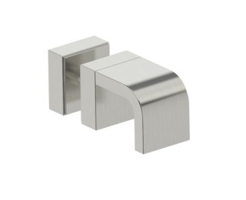 poignée simple pour porte de douche COLOGNE 2557501 nickel brossé