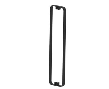 poignée double pour porte de douche 24 po COLOGNE 2557824 noir mat
