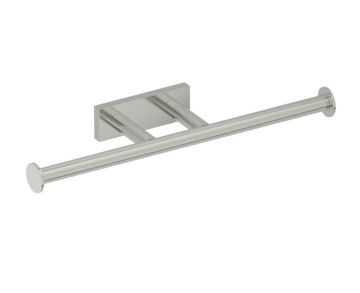 double porte-papier hygiénique MADRID 262155 nickel brossé