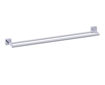 barre à serviette double 24 po MADRID 262242 chrome poli