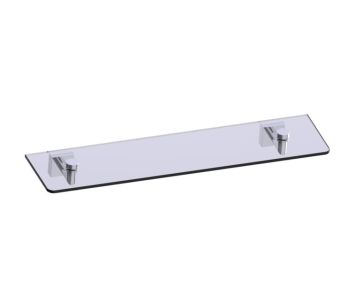 21 po tablette en verre MADRID 262671 chrome poli