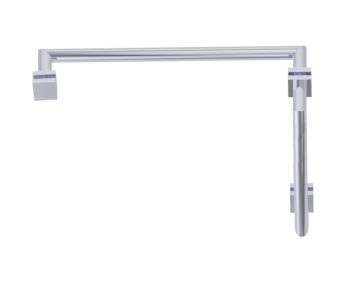 poignée de porte de douche décalée 12 po x 18 po MADRID 26271218 chrome poli
